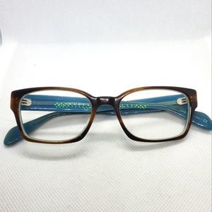 Oliver Peoples Brown and Blue Glasses